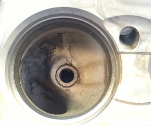 combustion chamber after